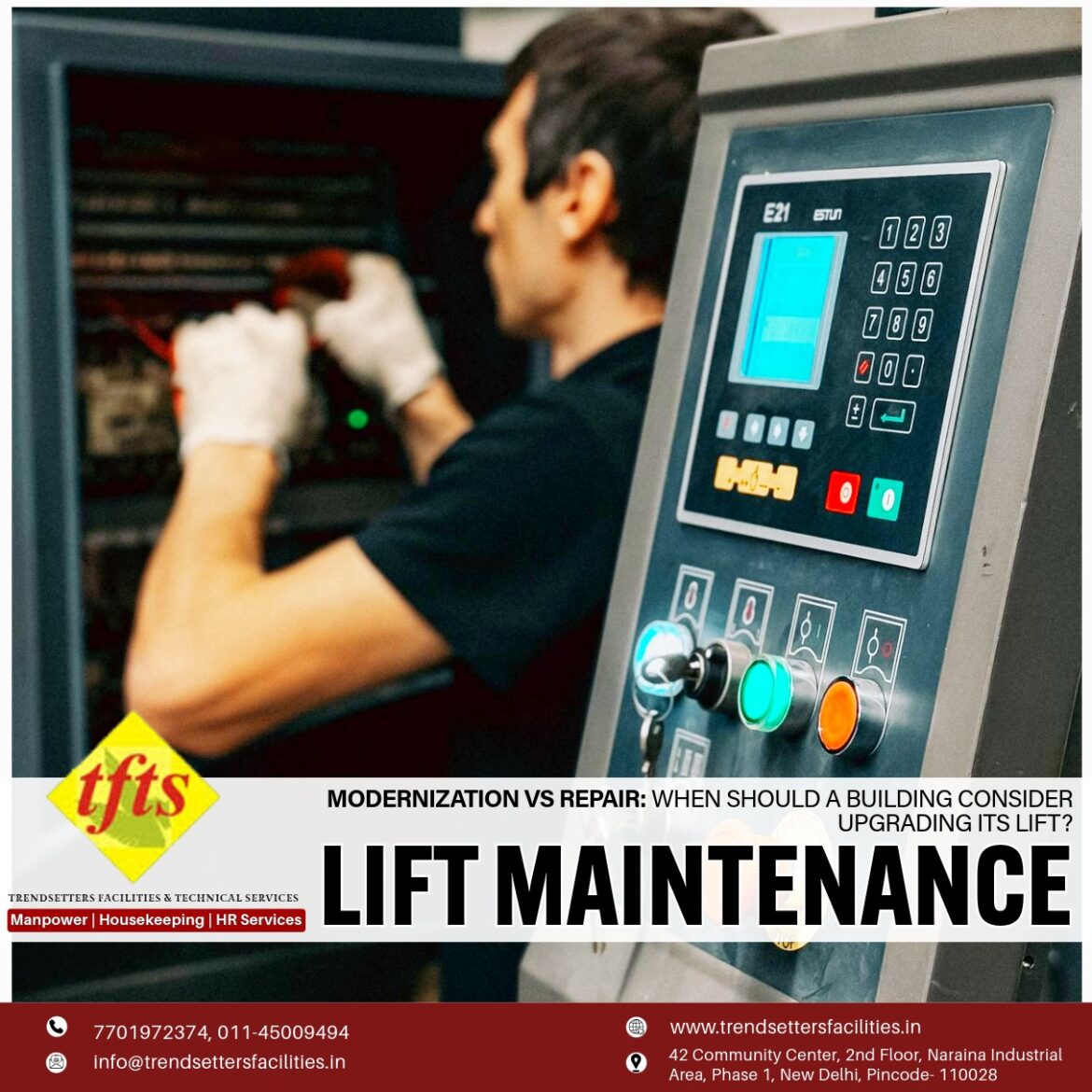 Modernization vs Repair: When Should a Building Consider Upgrading Its Lift?